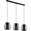 Eglo Pendelleuchte Curasao 3-flammig Schwarz-Gold