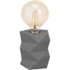 Eglo Tischleuchte 1-flammig Swarby Ø 11 Cm Grau