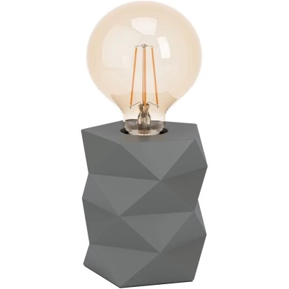 Eglo Tischleuchte 1-flammig Swarby Ø 11 Cm Grau 1 Eglo Tischleuchte 1-flammig Swarby Ø 11 Cm Grau
