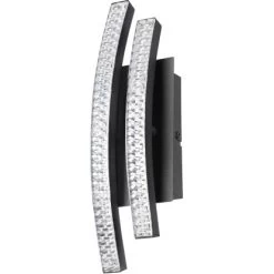 Eglo LED-Wandleuchte Lejias 28,5 Cm X 9 Cm Schwarz-Transparent