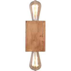 Trio Wandleuchte Bradley 2xE27 (excl. Leuchtmittel) Aus Holz