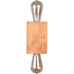 Trio Wandleuchte Bradley 2xE27 (excl. Leuchtmittel) Aus Holz -Lampe Geschäft 5035647 2451 5