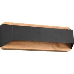 Trio LED-Wandleuchte Arino 13,5W 1500 Lm Schwarz Matt Holz 11 Trio LED-Wandleuchte Arino 13,5W 1500 Lm Schwarz Matt Holz -Lampe Geschäft 5035662 2451 4