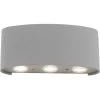 Paul Neuhaus LED-Wandleuchte Carlo Silber 6 X 0,80 W 3000 K / 17 Cm X 4 Cm