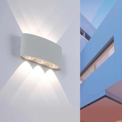 Paul Neuhaus LED-Wandleuchte Carlo Silber 6 X 0,80 W 3000 K / 17 Cm X 4 Cm 4 Paul Neuhaus LED-Wandleuchte Carlo Silber 6 X 0,80 W 3000 K / 17 Cm X 4 Cm – Bild 4