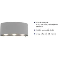 Paul Neuhaus LED-Wandleuchte Carlo Silber 6 X 0,80 W 3000 K / 17 Cm X 4 Cm 8 Paul Neuhaus LED-Wandleuchte Carlo Silber 6 X 0,80 W 3000 K / 17 Cm X 4 Cm -Lampe Geschäft 507820 2426 4
