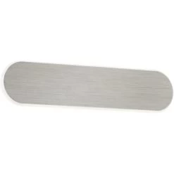 Trio LED Wandleuchte Carlo Nickel Matt 80 Mm X 350 Mm X 48 Mm