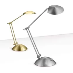 Trio LED Tischleuchte Calcio Nickel Matt 430 Mm X 200 Mm X 500 Mm -Lampe Geschäft 593446 2451 8