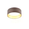 Reality LED Deckenleuchte Locarno 1-flammig Taupe Ø 30 Cm