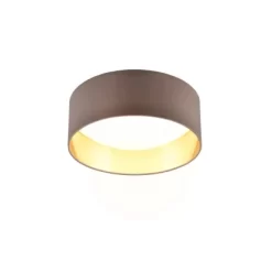 Reality LED Deckenleuchte Locarno 1-flammig Taupe Ø 30 Cm