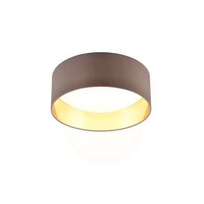 Reality LED Deckenleuchte Locarno 1-flammig Taupe Ø 30 Cm 1 Reality LED Deckenleuchte Locarno 1-flammig Taupe Ø 30 Cm