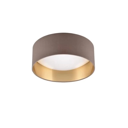 Reality LED Deckenleuchte Locarno 1-flammig Taupe Ø 30 Cm 2 Reality LED Deckenleuchte Locarno 1-flammig Taupe Ø 30 Cm – Bild 2