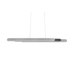 Trio LED-Pendelleuchte Helios 1-flammig Aluminium Gebürstet 130 Cm X 6 Cm -Lampe Geschäft 612141 2451 18