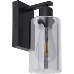 Globo Wandleuchte Hadera Metall Schwarz Matt Glas 8 Globo Wandleuchte Hadera Metall Schwarz Matt Glas -Lampe Geschäft 755411 3749 3