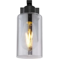 Globo Wandleuchte Hadera Metall Schwarz Matt Glas 9 Globo Wandleuchte Hadera Metall Schwarz Matt Glas -Lampe Geschäft 755411 3749 4