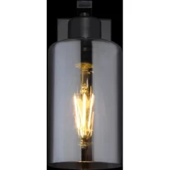 Globo Wandleuchte Hadera Metall Schwarz Matt Glas 10 Globo Wandleuchte Hadera Metall Schwarz Matt Glas -Lampe Geschäft 755411 3749 5