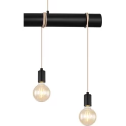 Globo LED-Hängeleuchte Magnus 4-flammig Metall Schwarz Matt 12 Globo LED-Hängeleuchte Magnus 4-flammig Metall Schwarz Matt -Lampe Geschäft 756084 3749 6