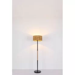 Globo Stehleuchte Halia 1-flammig Metall Schwarz Matt 14 Globo Stehleuchte Halia 1-flammig Metall Schwarz Matt -Lampe Geschäft 756417 3749 7