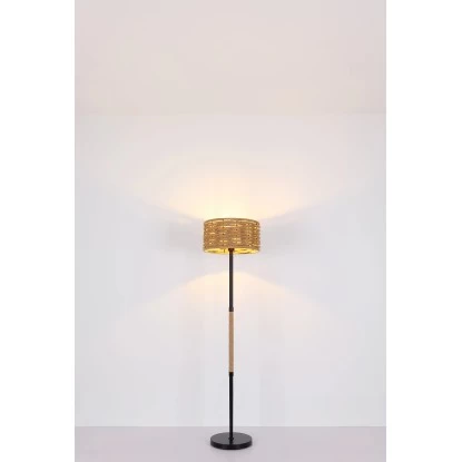 Globo Stehleuchte Halia 1-flammig Metall Schwarz Matt 7 Globo Stehleuchte Halia 1-flammig Metall Schwarz Matt – Bild 7