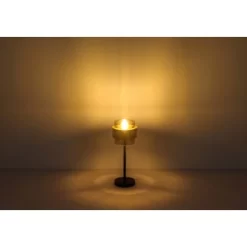 Globo Stehleuchte Milley 3-flammig Metall Schwarz Matt Mit Wippschalter -Lampe Geschäft 756723 3749 6