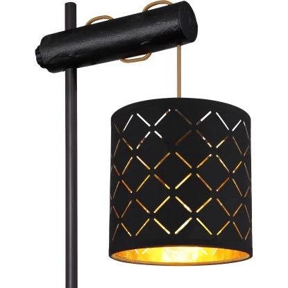 Globo Tischleuchte Clarke Metall Schwarz 3 Globo Tischleuchte Clarke Metall Schwarz – Bild 3