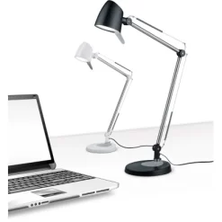 Trio LED-Schreibtischlampe Rado Weiß Matt 1-flammig -Lampe Geschäft 769579 2451 5