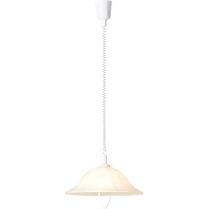 Brilliant Pendellampe Freya E27 PE1 Weiß Max. 180 Cm 2 Brilliant Pendellampe Freya E27 PE1 Weiß Max. 180 Cm – Bild 2