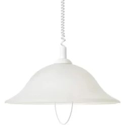 Brilliant Pendellampe Freya E27 PE1 Weiß Max. 180 Cm 8 Brilliant Pendellampe Freya E27 PE1 Weiß Max. 180 Cm -Lampe Geschäft 78041 1079 FreyaE27PE1RZ 3