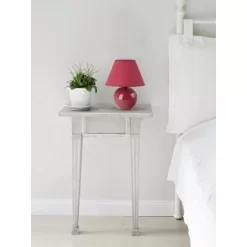 Tischleuchte Keramik Rot