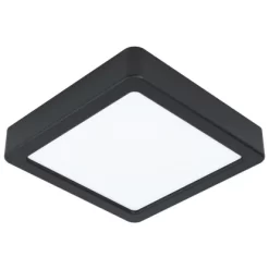 Eglo LED-Aufbauleuchte Fueva 5 Schwarz-Weiß 16 Cm X 16 Cm, 12 W