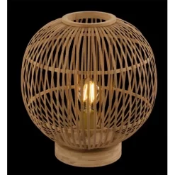 Globo Tischlampe Bambus Hildegard -Lampe Geschäft 845028 3749 15368T a 24