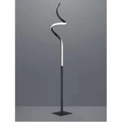 Reality LED-Stehlampe Course Schwarz Matt
