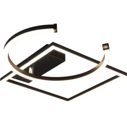 Reality LED-Deckenleuchte Pivot Schwarz Matt