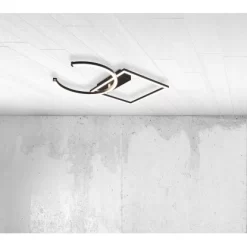 Reality LED-Deckenleuchte Pivot Schwarz Matt -Lampe Geschäft 872796 2451 7