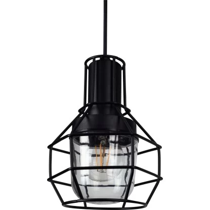 Baliv Pendelleuchte Industrial Metall Schwarz