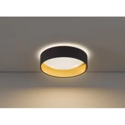 Fischer & Honsel HV-LED-Deckenleuchte Sete 1x 20 W Schwarz-Gold 2300 Lm -Lampe Geschäft 890258 1546 5