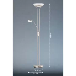Fischer & Honsel LED-Stehleuchte Pool TW 1x 28 W Nickel 3500 Lm 7 Fischer & Honsel LED-Stehleuchte Pool TW 1x 28 W Nickel 3500 Lm -Lampe Geschäft 890991 1546 4