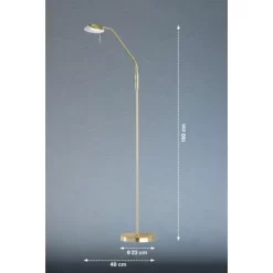 Fischer & Honsel LED-Stehleuchte Pool TW 1x 5 W Gold 530 Lm -Lampe Geschäft 890992 1546 4