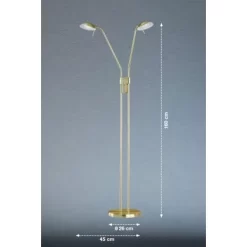 Fischer & Honsel LED-Stehleuchte Pool TW 2x 5 W Gold 1100 Lm 5 Fischer & Honsel LED-Stehleuchte Pool TW 2x 5 W Gold 1100 Lm -Lampe Geschäft 890997 1546 3