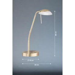 Fischer & Honsel LED-Tischleuchte Pool TW 1x 5 W Gold 530 Lm -Lampe Geschäft 891066 1546 5