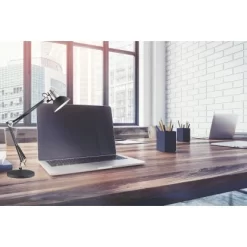 Fischer & Honsel Tischleuchte Pit 1x E27 Max. 40 W Schwarz -Lampe Geschäft 891221 1546 6