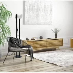 Eglo Stehleuchte Hornwood Schwarz-Weiß E27 -Lampe Geschäft 892745 3539 3