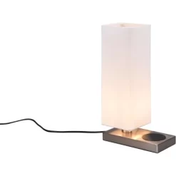 Reality Tischleuchte Haley 350 Mm X 200 Mm X 100 Mm Nickel Matt