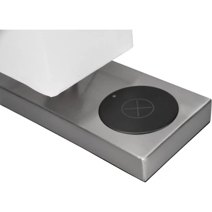 Reality Tischleuchte Haley 350 Mm X 200 Mm X 100 Mm Nickel Matt 2 Reality Tischleuchte Haley 350 Mm X 200 Mm X 100 Mm Nickel Matt – Bild 2