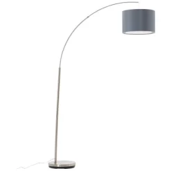 Brilliant Stehleuchte Clarie Eisen-Grau