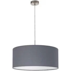 Eglo Hängeleuchte Pasteri 1-flammig Grau-Nickel Matt Ø 530mm E27 60 W -Lampe Geschäft 9002759315771 3539 S 0001
