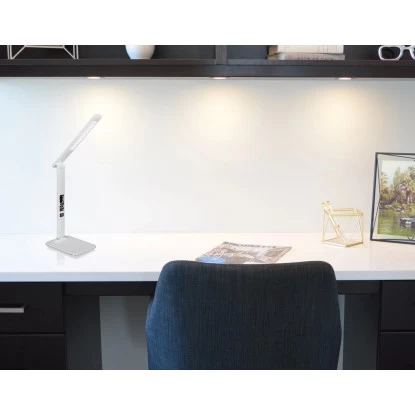 Globo LED-Tischlampe Tanna 1-flammig Weiß 595 X 140 X 590 Mm 1 Globo LED-Tischlampe Tanna 1-flammig Weiß 595 X 140 X 590 Mm