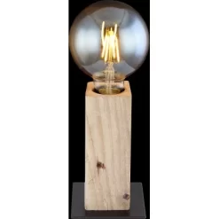 Globo Tischleuchte ADALIE Schwarz Matt Dunkelbraun 9 Cm X 9 Cm X 15 Cm -Lampe Geschäft 9007371408818 3749 3