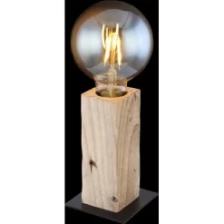 Globo Tischleuchte ADALIE Schwarz Matt Dunkelbraun 9 Cm X 9 Cm X 15 Cm -Lampe Geschäft 9007371408818 3749 7