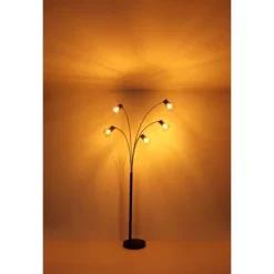 Globo Stehlampe Priska 5-flammig Schwarz Matt 740 X 800 X 2040 Mm 14 Globo Stehlampe Priska 5-flammig Schwarz Matt 740 X 800 X 2040 Mm -Lampe Geschäft 9007371417520 3749 S 04